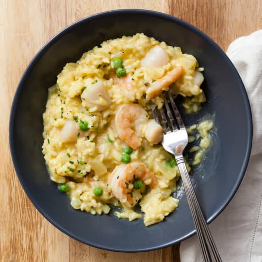 Slow-Cooker Seafood Risotto | America's Test Kitchen Recipe