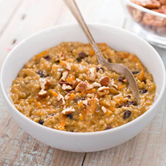 Carrot Spice Steel-Cut Oatmeal