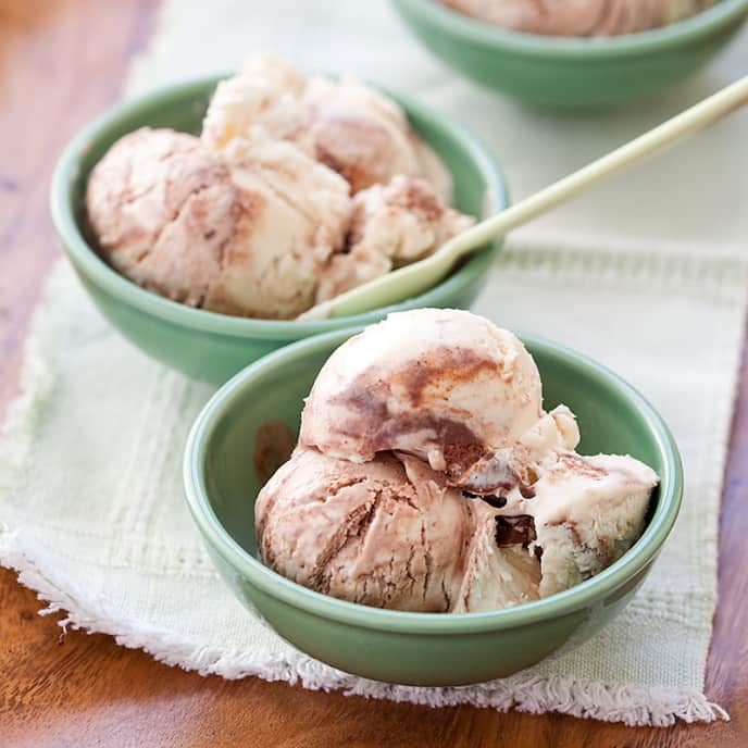 Magic Chocolate Swirl Ice Cream