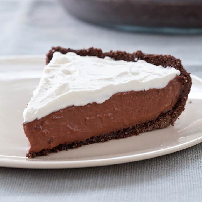 Reduced-Fat Chocolate Cream Pie