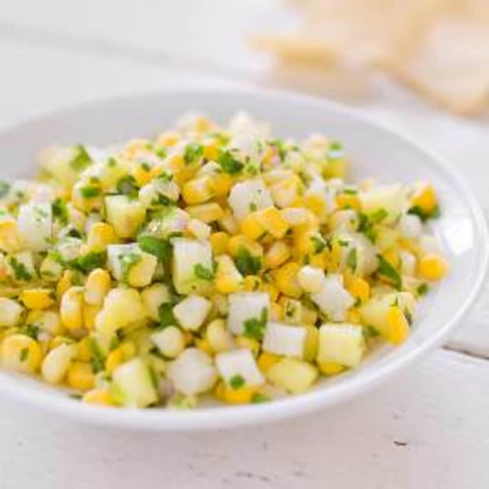 Fresh Corn Salsa with Jicama and Pineapple America's Test Kitchen Recipe