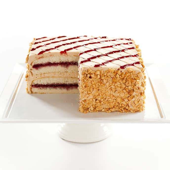 Peanut Butter and Jam Cake