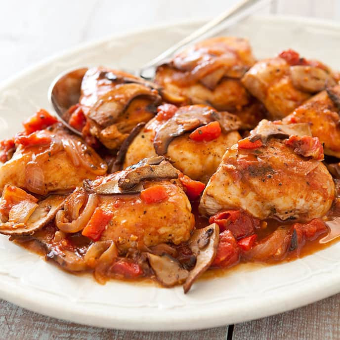 Weeknight Chicken Cacciatore