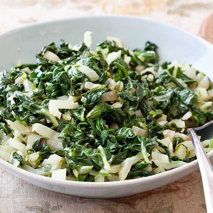 Garlicky Swiss Chard