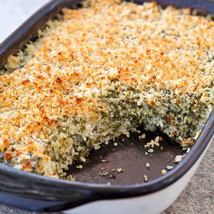 Green Rice Casserole