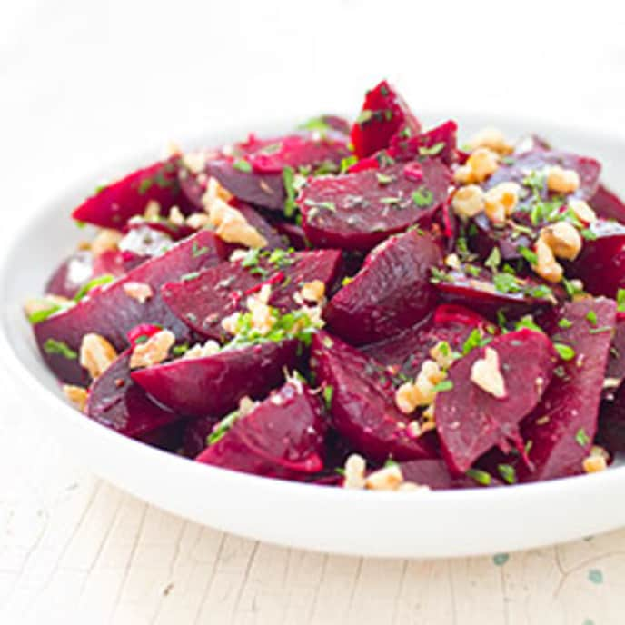 Beets with Orange and Walnuts