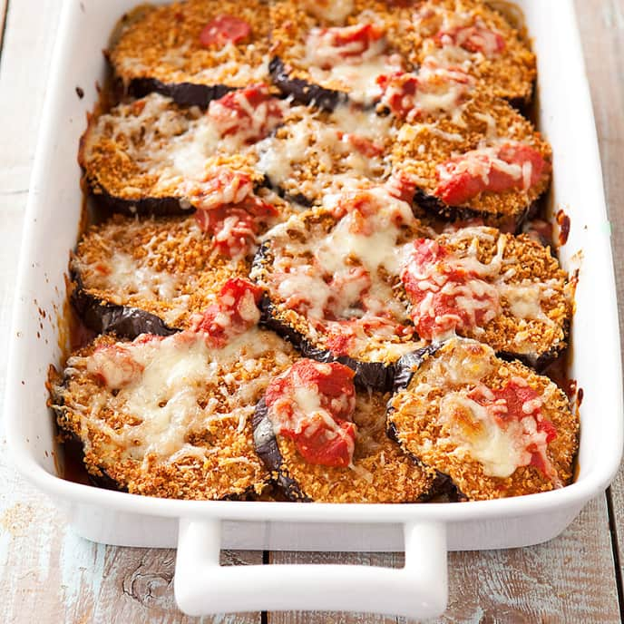 Reduced-Fat Eggplant Parmesan