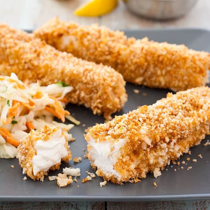 OvenFried Fish Sticks with Old Bay Dipping Sauce Cook's Country