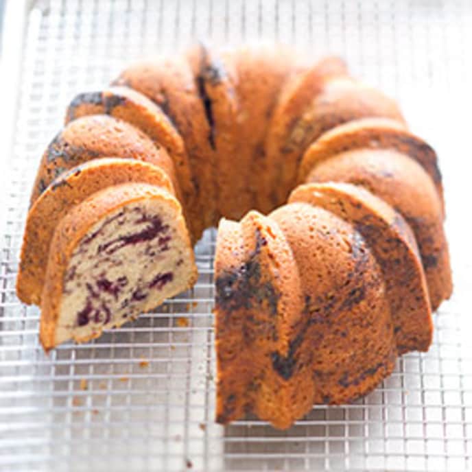 Marbled Blueberry Bundt Cake America's Test Kitchen Recipe
