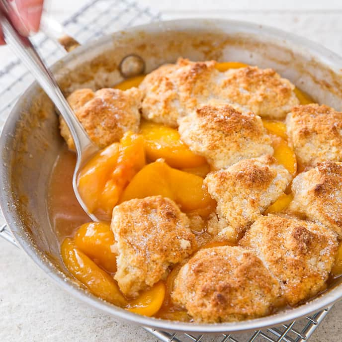 Peach Cobbler for Two | America&amp;#39;s Test Kitchen Recipe