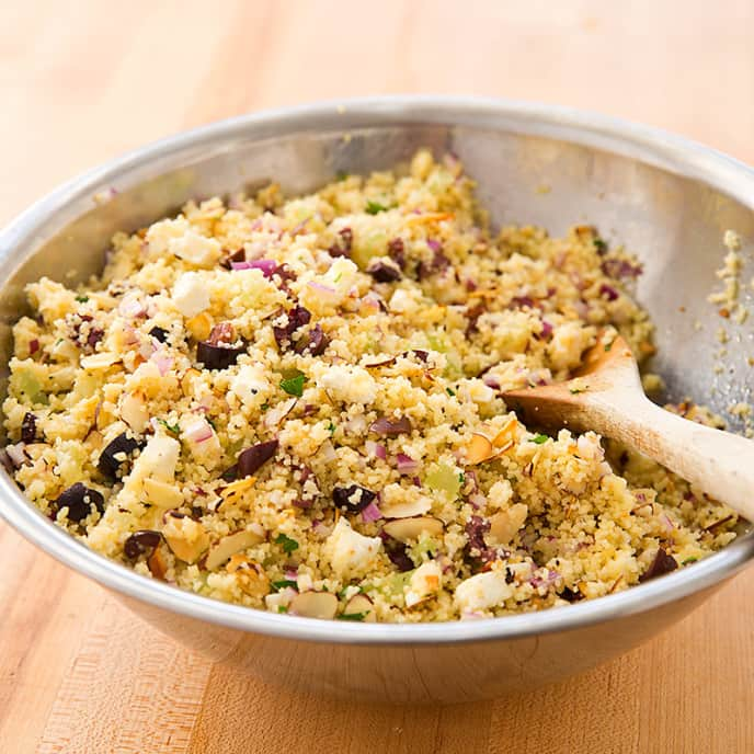 Feta and Olive Couscous Salad