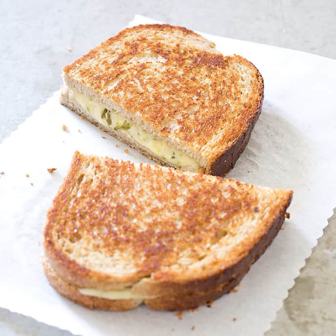 Grown-Up Grilled Cheese Sandwiches with Robiola and Chipotle