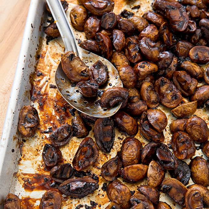 Roasted Balsamic-Glazed Mushrooms