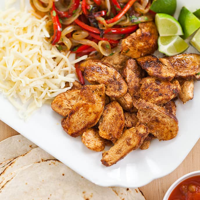 One Skillet Chicken Fajitas Recipe - An Easy Weeknight Meal