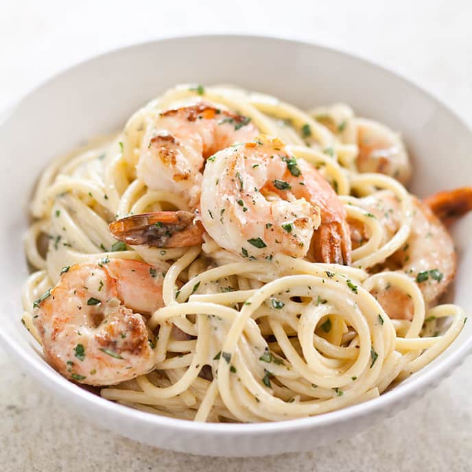 Garlicky Shrimp Pasta with Tarragon America's Test Kitchen Recipe