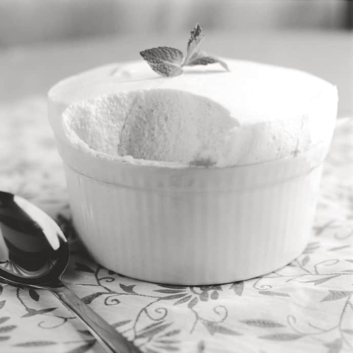 Chilled Lemon Souffle for Two