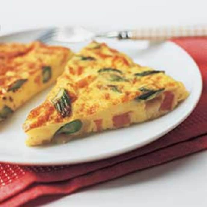 Asparagus, Ham, and Gruyere Frittata America's Test Kitchen