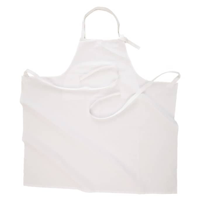 Creativity Street Youth Disposable Aprons, White, 24 X 35, 100