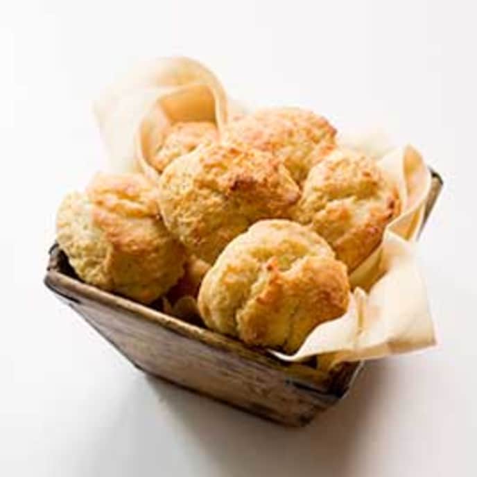Cheddar and Scallion Drop Biscuits America's Test Kitchen Recipe