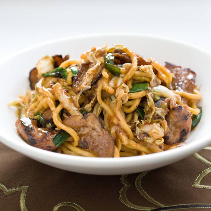 Pork StirFry with Noodles (Lo Mein) Cook's Illustrated Recipe