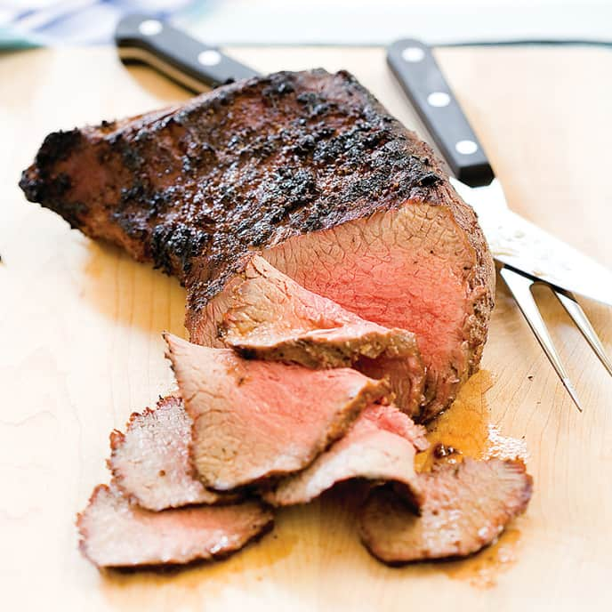 California Barbecued Tri-Tip on a Gas Grill