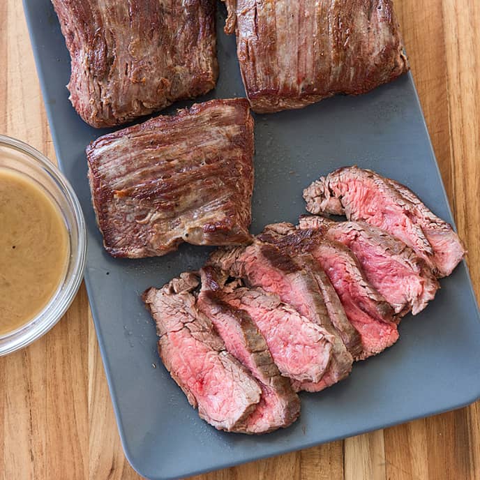 Bistro-Style Flank Steaks