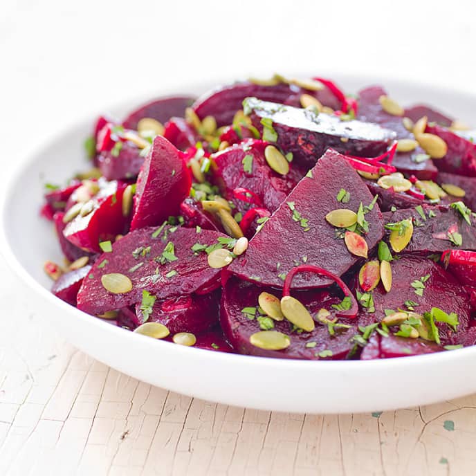 Beets with Lime and Pepitas