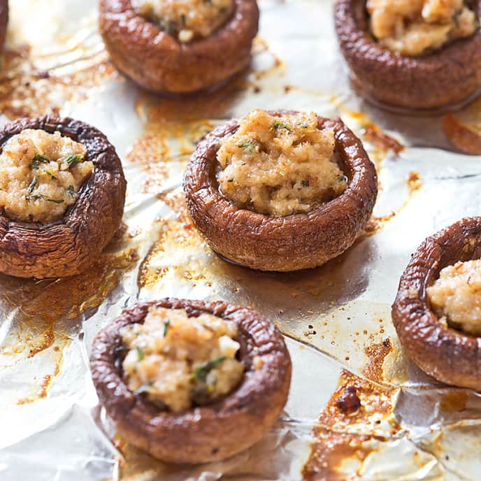 Stuffed Mushrooms with Parmesan and Thyme America's Test Kitchen Recipe