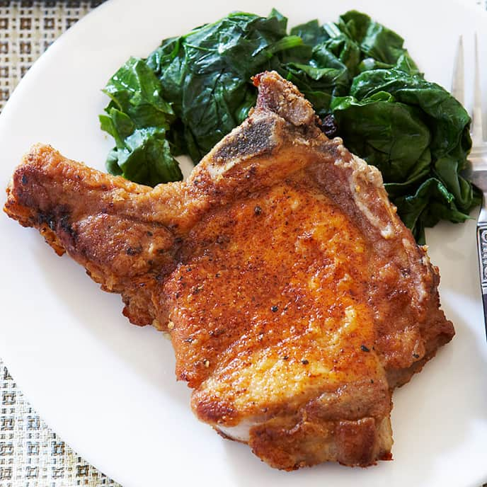 Herbed Pan-Fried Pork Chops