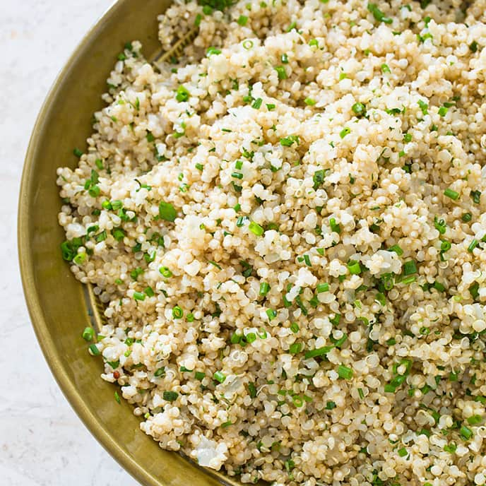 Quinoa Pilaf with Herbs and Lemon | America's Test Kitchen Recipe