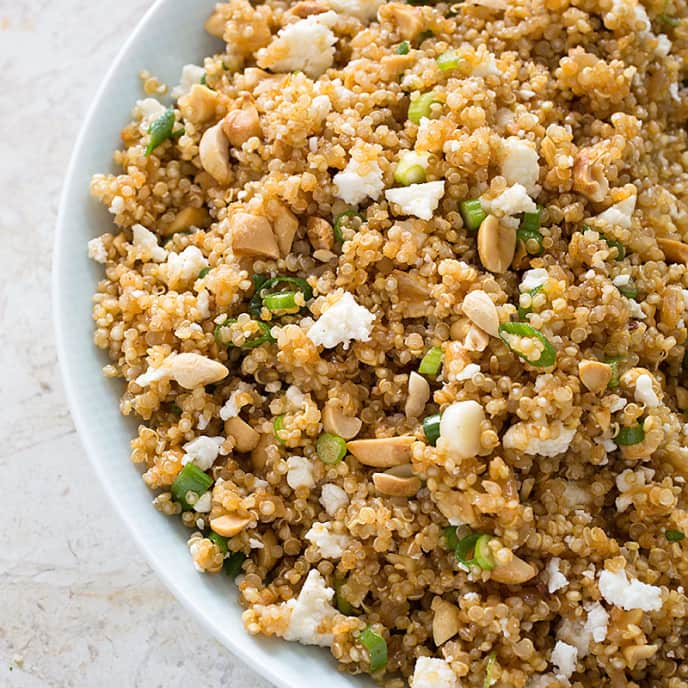 Quinoa Pilaf with Chipotle, Queso Fresco, and Peanuts America's Test