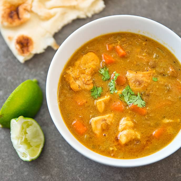 Slow-Cooker Chicken Mulligatawny Soup