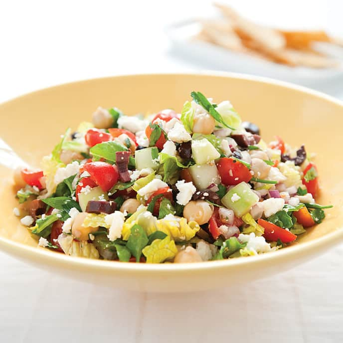 The Ultimate Mediterranean Chopped Salad