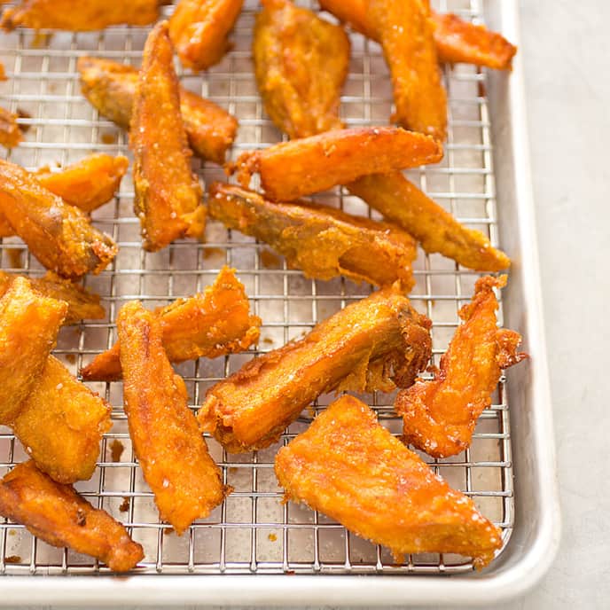 Thick Cut Sweet Potato Fries Cook S Illustrated