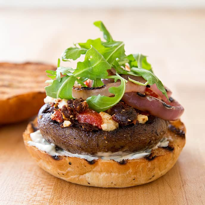 Grilled Portobello Burgers