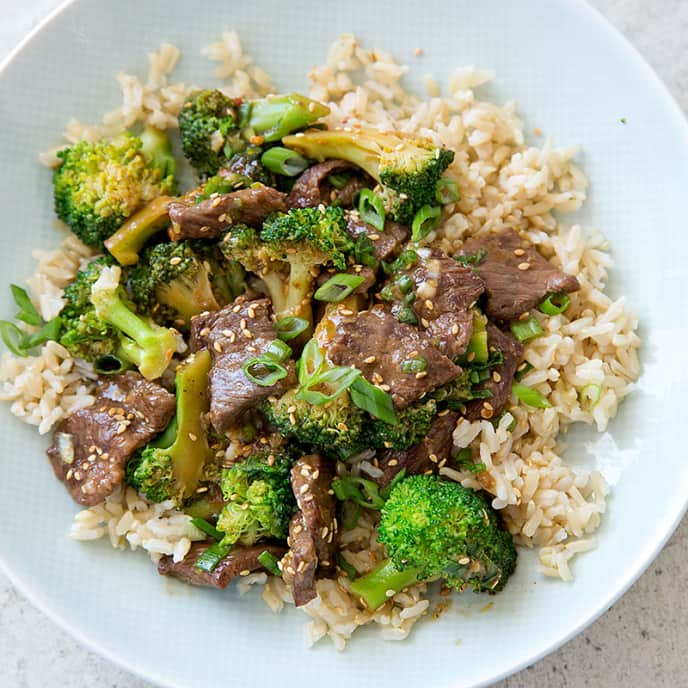 Sesame Beef and Broccoli Stir-Fry for Two