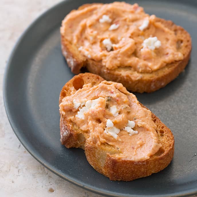 Sun-Dried Tomato and Feta White Bean Dip