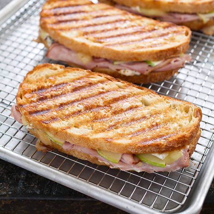 Ham, Brie, and Apple Panini America's Test Kitchen Recipe