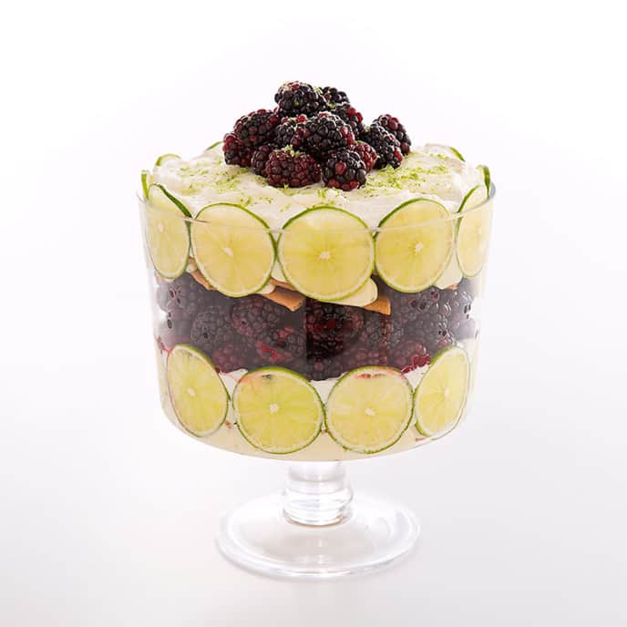 Blackberry-Key Lime Trifle