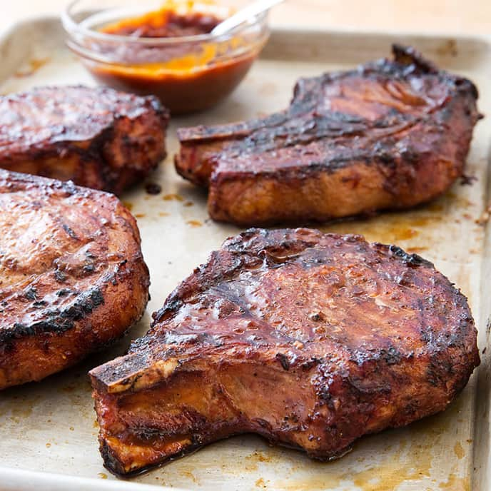 Quick Smoked Pork Chops