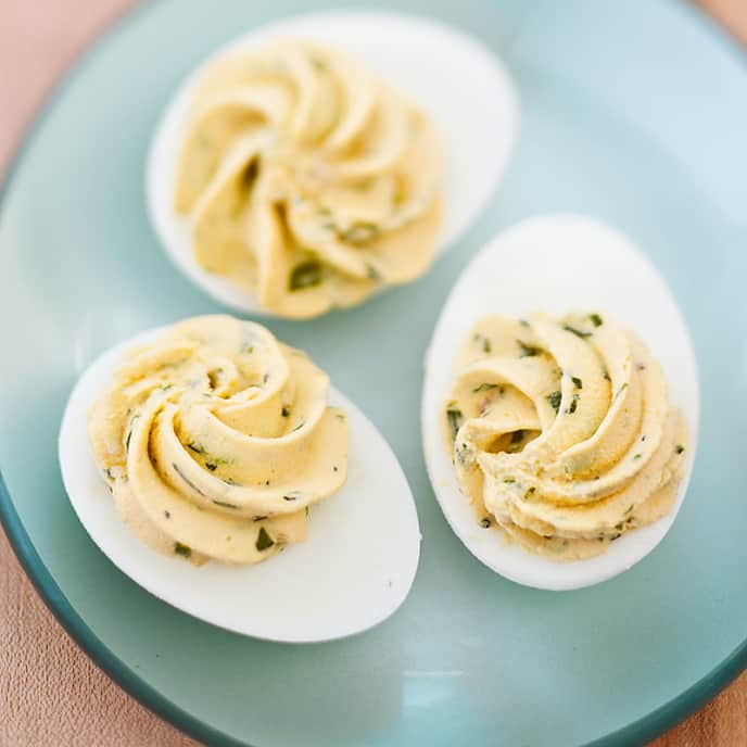Herbed Deviled Eggs America's Test Kitchen Recipe