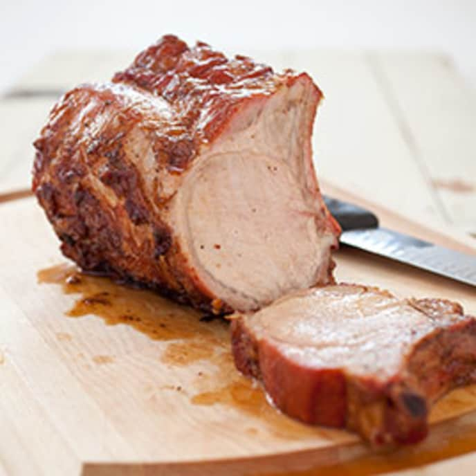 Gas-Grill-Roasted Bone-In Pork Rib Roast | Cook's Illustrated