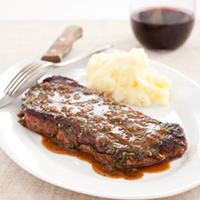 PanSeared Steaks with Herb Sauce Cook's Illustrated