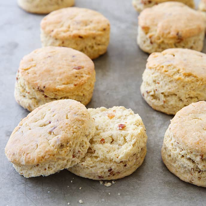 Potato Biscuits with Bacon