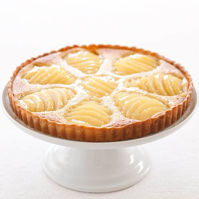 Poached Pear and Almond Tart America's Test Kitchen Recipe