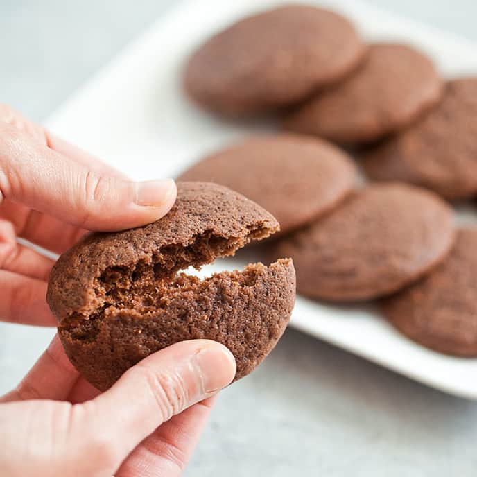 Chocolate Cottage Cheese Drop Cookies