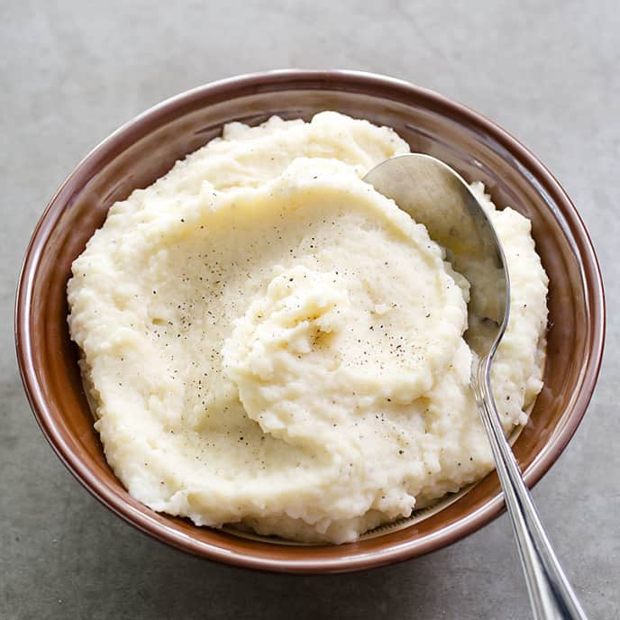 Garlic-Parmesan Mashed Potatoes for Two