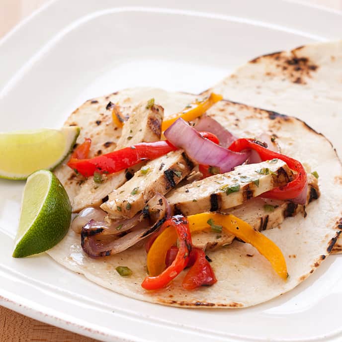 Chicken Fajitas for Gas Grill America's Test Kitchen Recipe