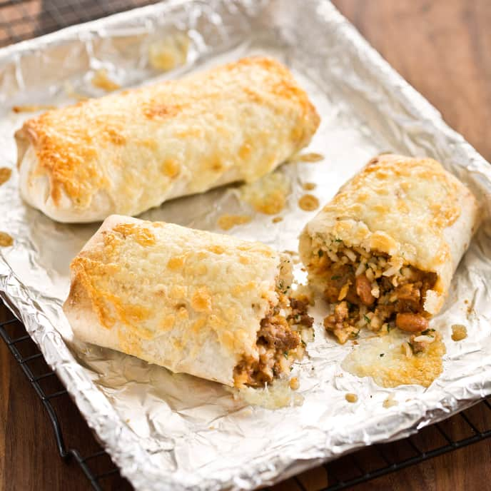 Beef and Bean Burritos