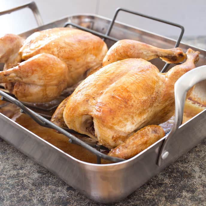 Two Roast Chickens Cook's Illustrated Recipe